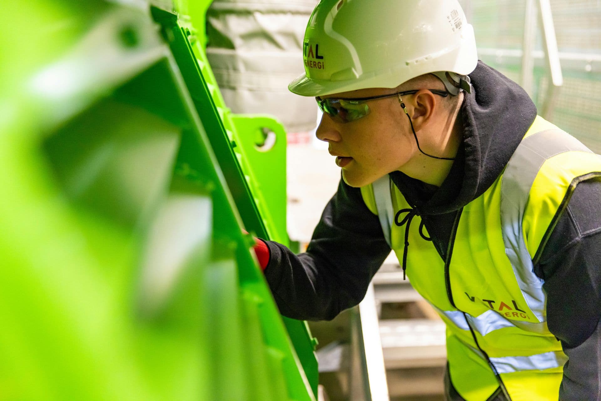 Factory Worker With Hardhat
